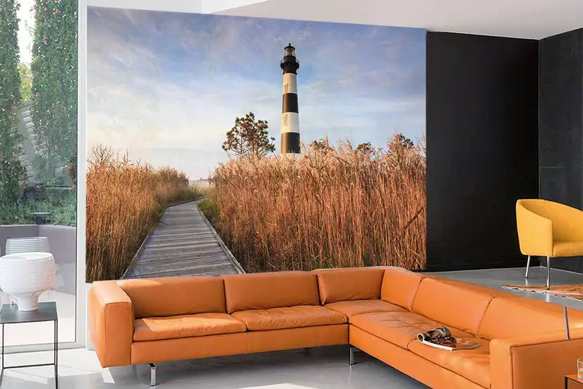 papermoon Vlies- Fototapete Digitaldruck 350 x 260 cm Bodie Island Lighthouse