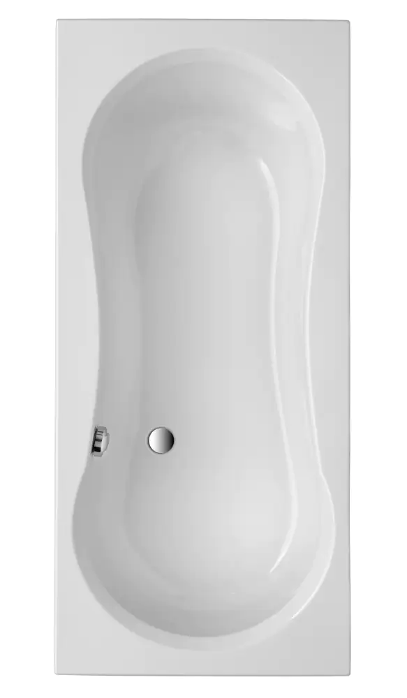 Ottofond Körperformbadewanne Delphi 180 x 80 cm, weiß