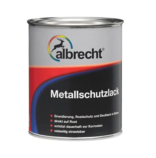 Albrecht Metallschutzlack 750 ml weiß