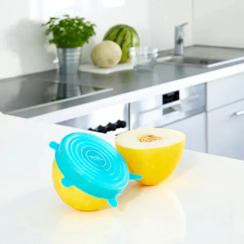 Durandal Silikondeckel 3er-Set klein blau