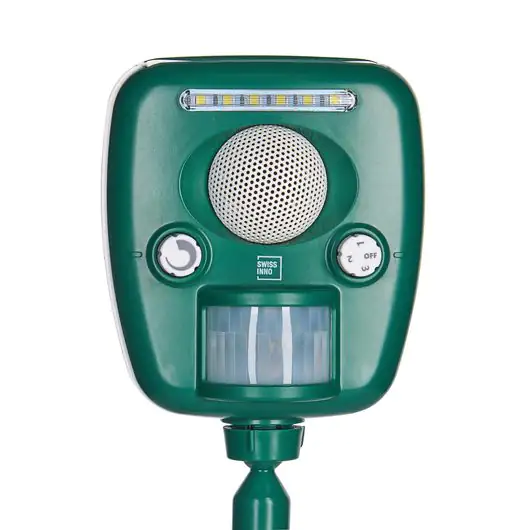 Swissinno Ultraschall Tiervertreiber PRO mit Ultraschall und LED-Licht Swissinno Ultraschall Tiervertreiber PRO mit Ultraschall und LED-Licht