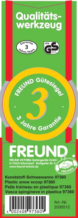 Freund Victoria Schneewanne Mini 54 cm breit Freund Victoria Schneewanne Mini 54 cm breit