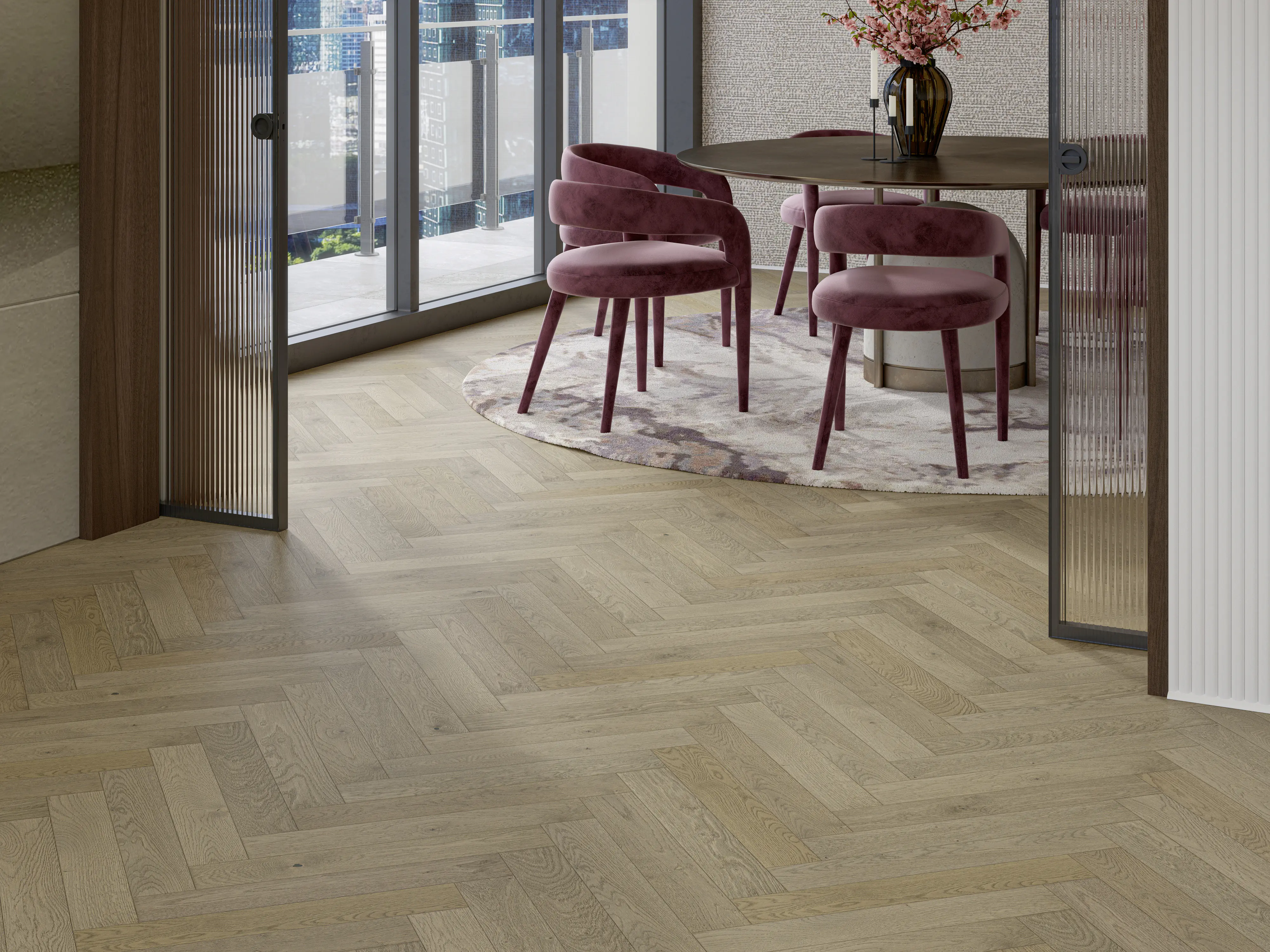 Parador Parkett Trendtime 3 Living Plus Eiche Chalet grau lackversiegelt extramatt