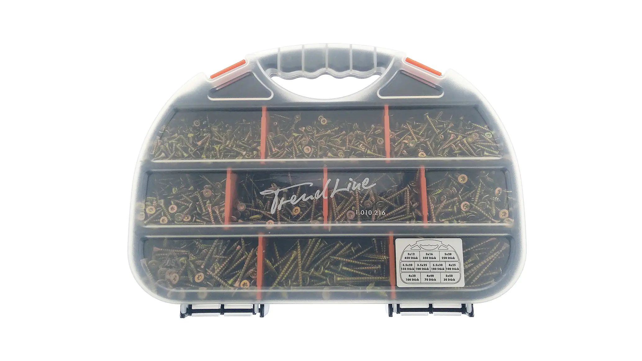 TrendLine Sortimentskasten Spanplattenschrauben TX - 1700 teilig TrendLine Sortimentskasten Spanplattenschrauben TX - 1700 teilig