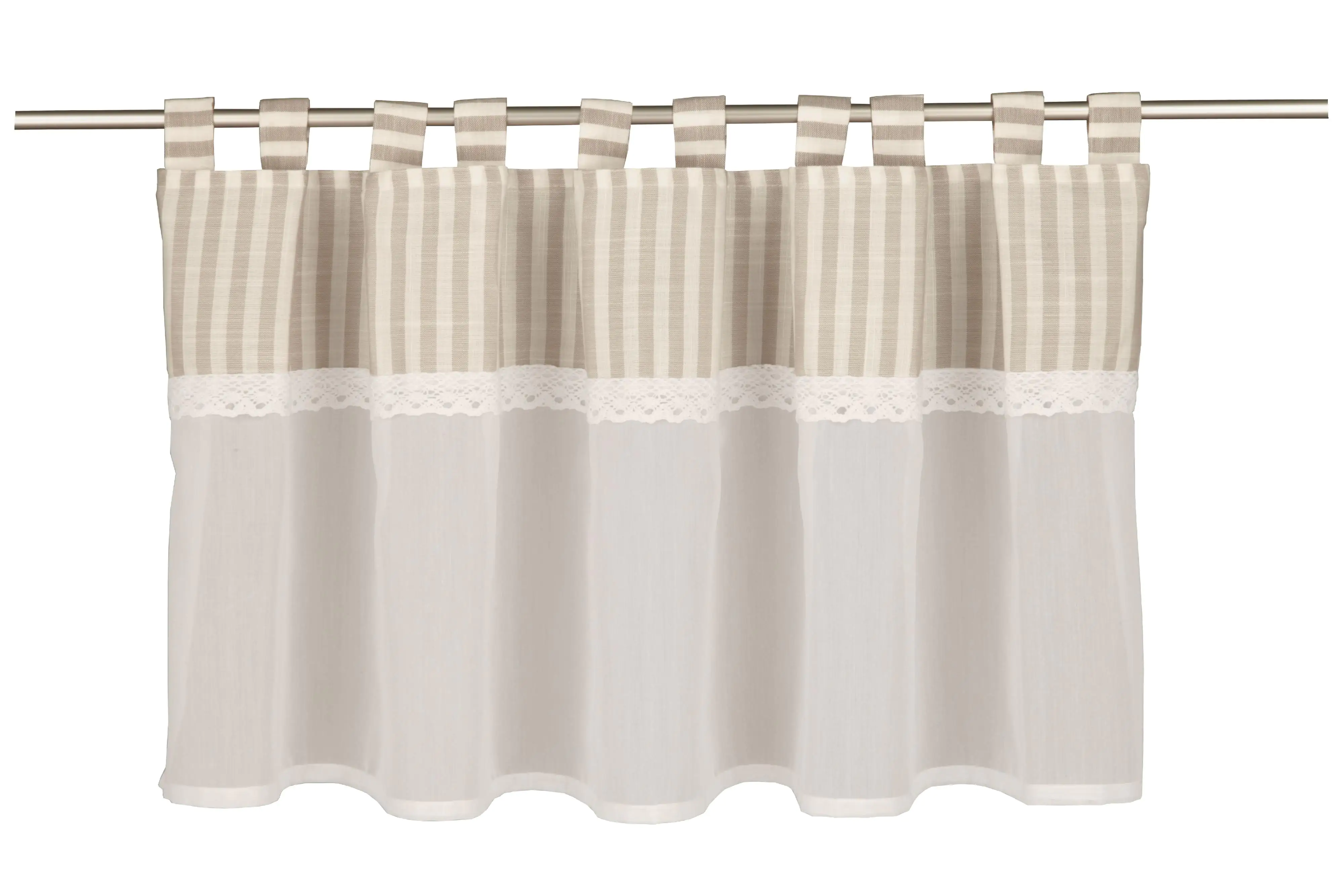 Neusser Collection Schlaufenpanneau Serafina grau, 45 x 135 cm