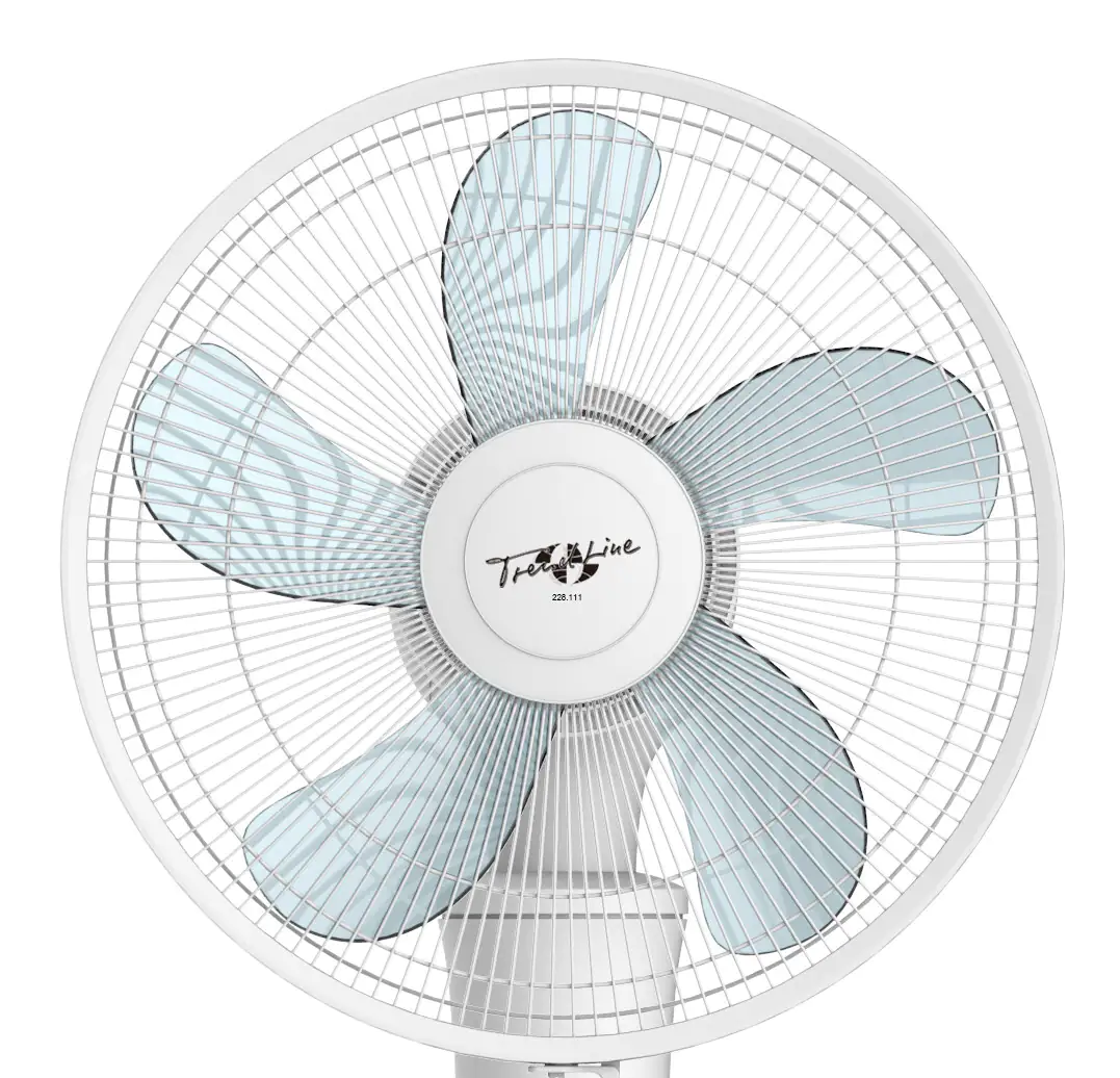 Primaster Standventilator Ø 40 cm weiß höhenverstellbar 140 cm