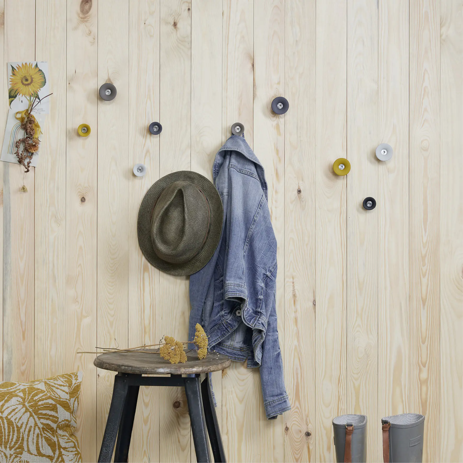 Wagner Wandhaken-Set hooks4home Tulip Tragkraft bis 2 kg Kunststoff schwarz 4 Stück Wagner Wandhaken-Set hooks4home Tulip Tragkraft bis 2 kg Kunststoff schwarz 4 Stück