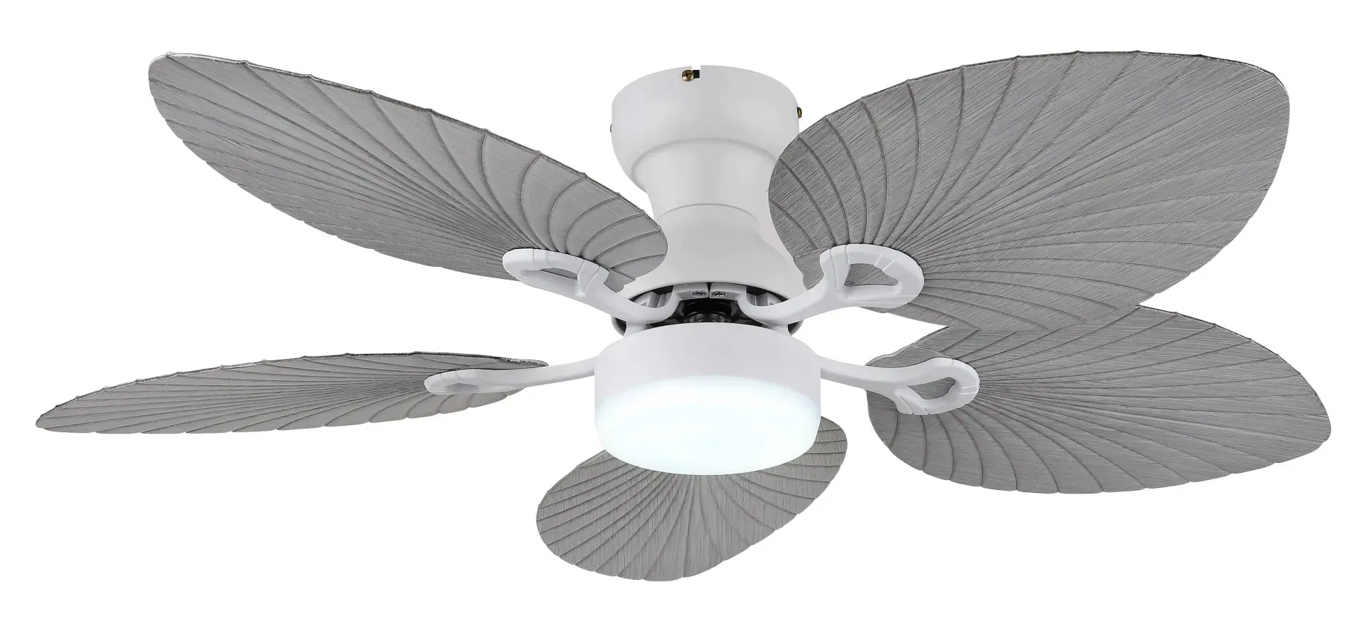 Globo Deckenventilator Elise Ø 107 cm 30 W holz weiß CCT