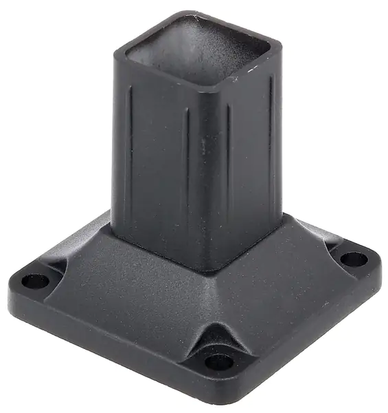 4004338509682 Alberts Pfostenträger für Zaunpfosten zu Zaunfeldpfosten Columbus schwarz