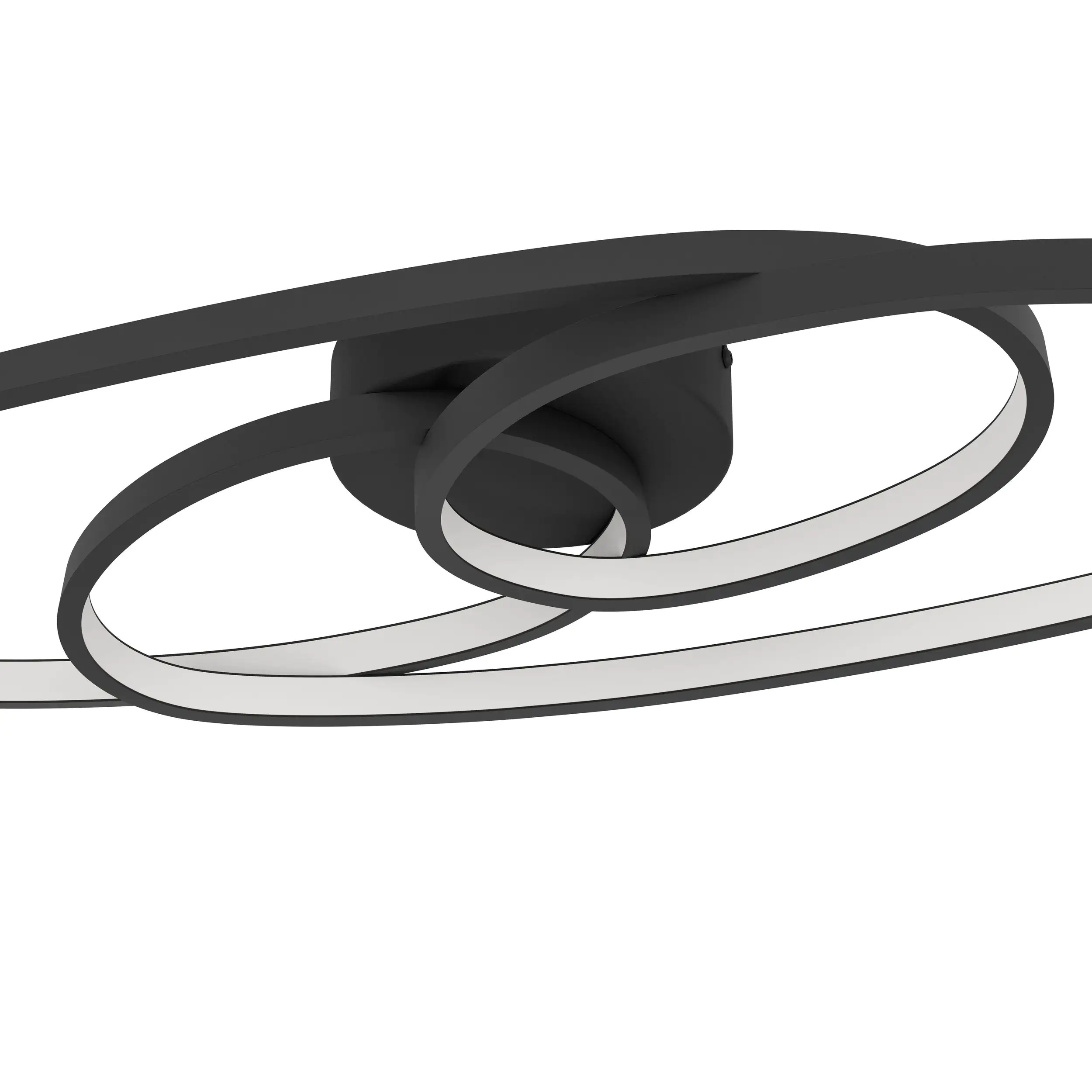 Eglo LED Deckenleuchte Gianella schwarz weiß 88 x 30 cm