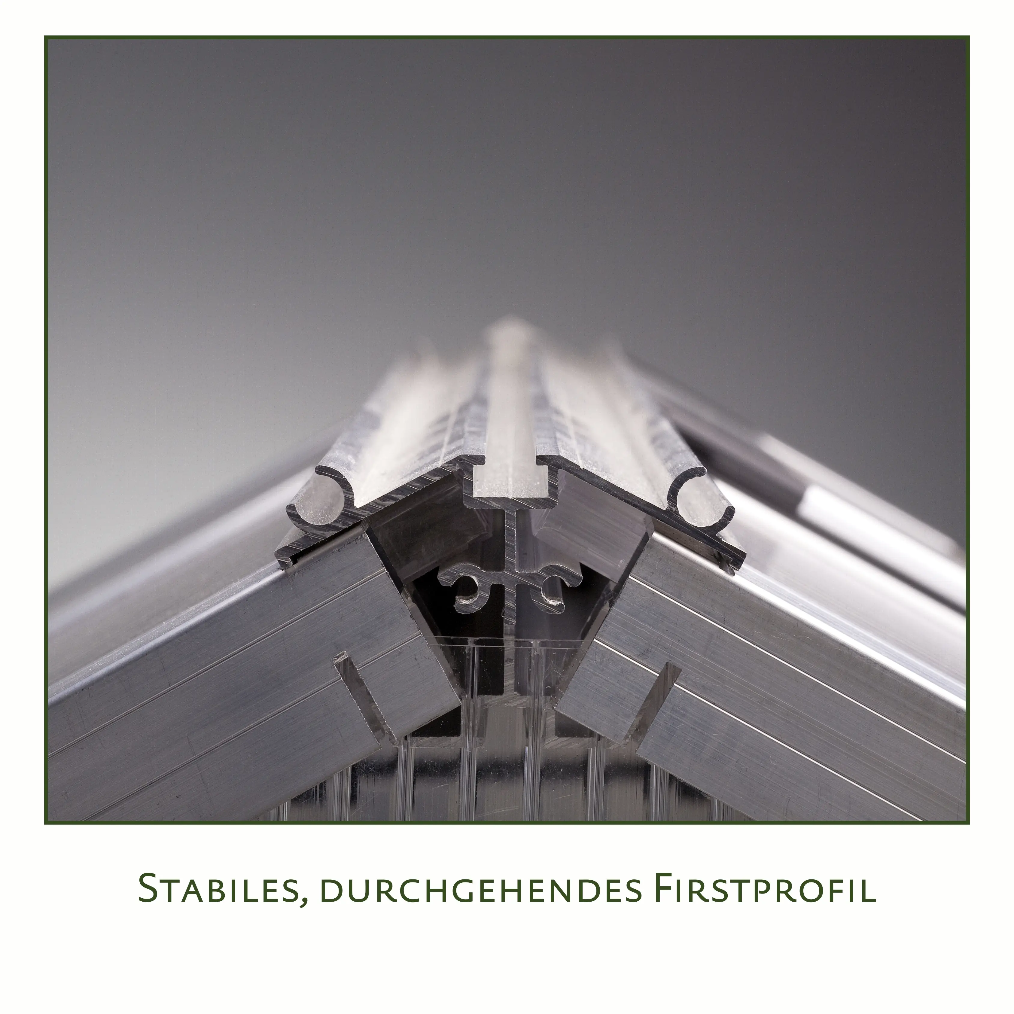 KGT Gewächshaus Rose II 2,17 x 2,33 x 2,15 m, anthrazit-grau