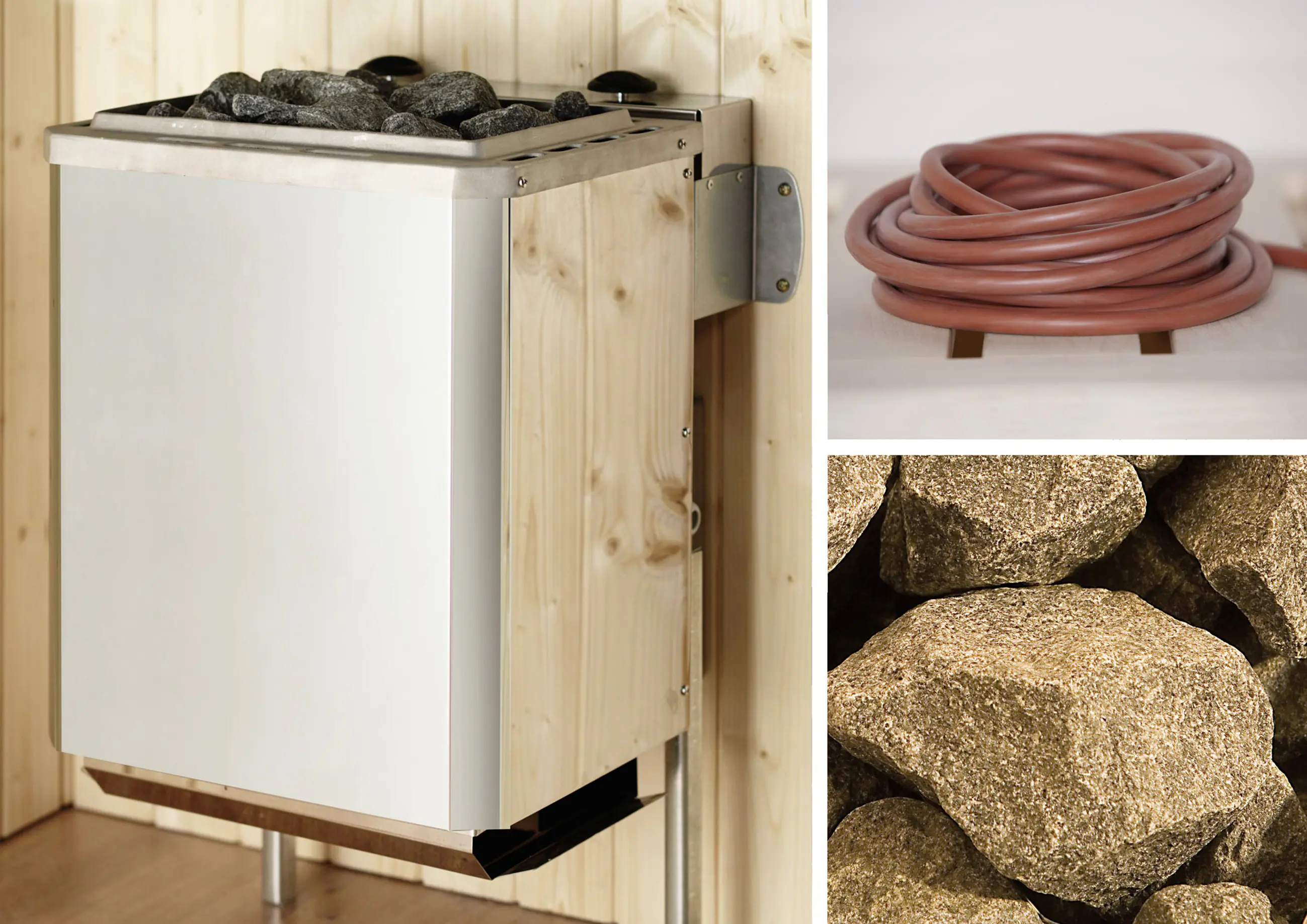 Weka Gartensauna Naantali natur Sparset inkl. 9 kW Ofen BioS Weka Gartensauna Naantali natur Sparset inkl. 9 kW Ofen BioS