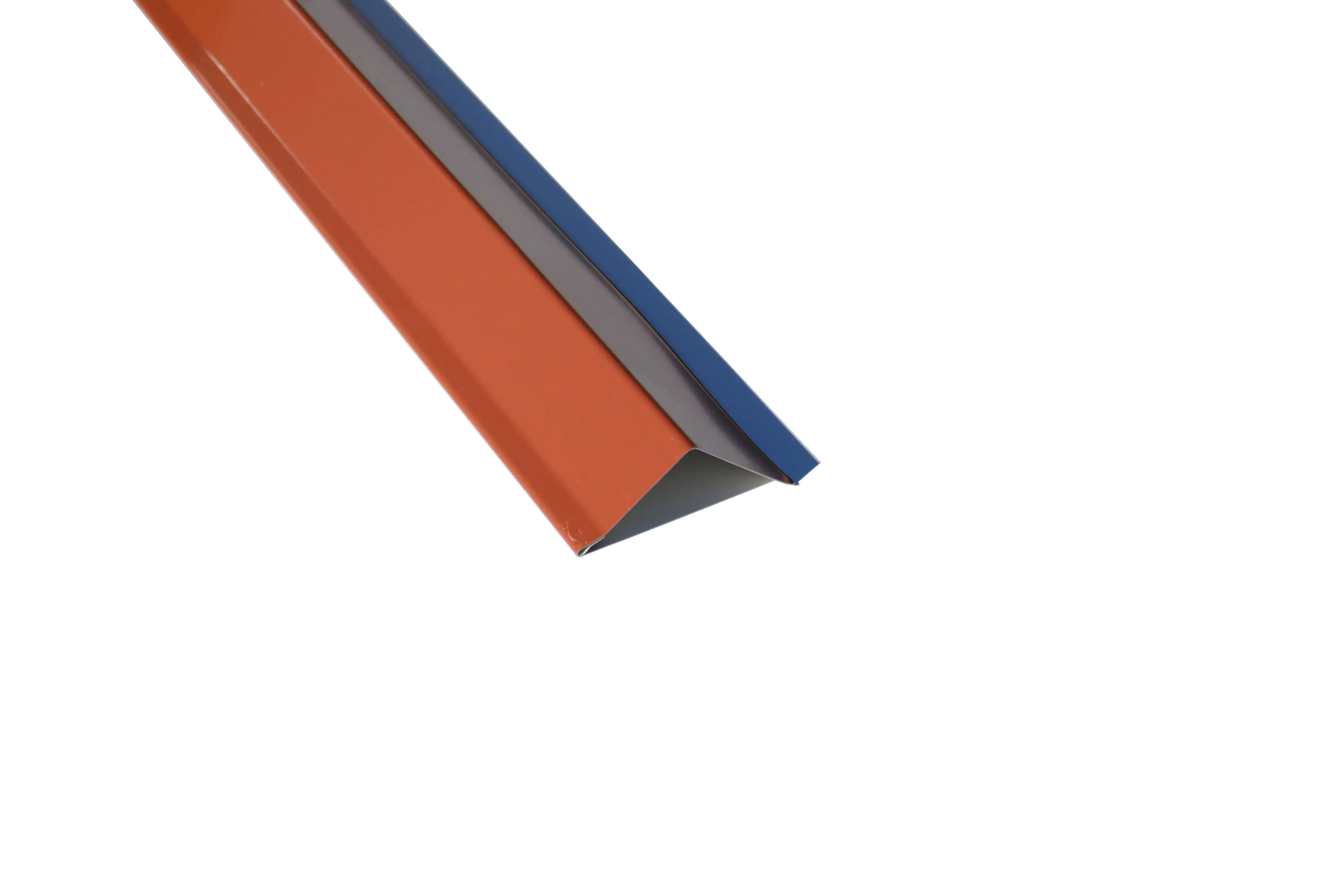 Weckman Traufenblech 100 cm 80 x 30 mm ziegelrot