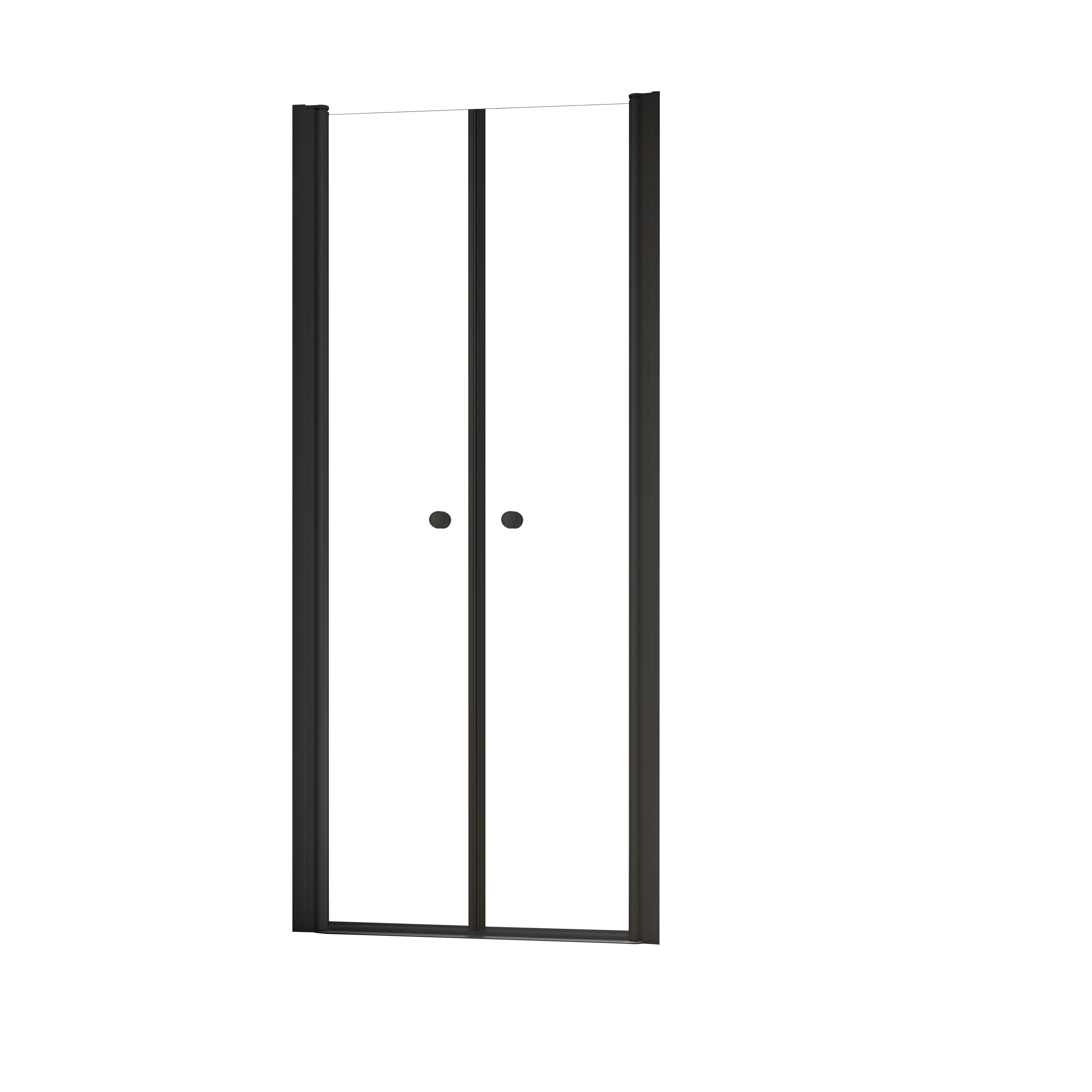 Schulte Nische mit Pendeltür 80 x 200 cm Garant 2.0 mattschwarz Schulte Nische mit Pendeltür 80 x 200 cm Garant 2.0 mattschwarz