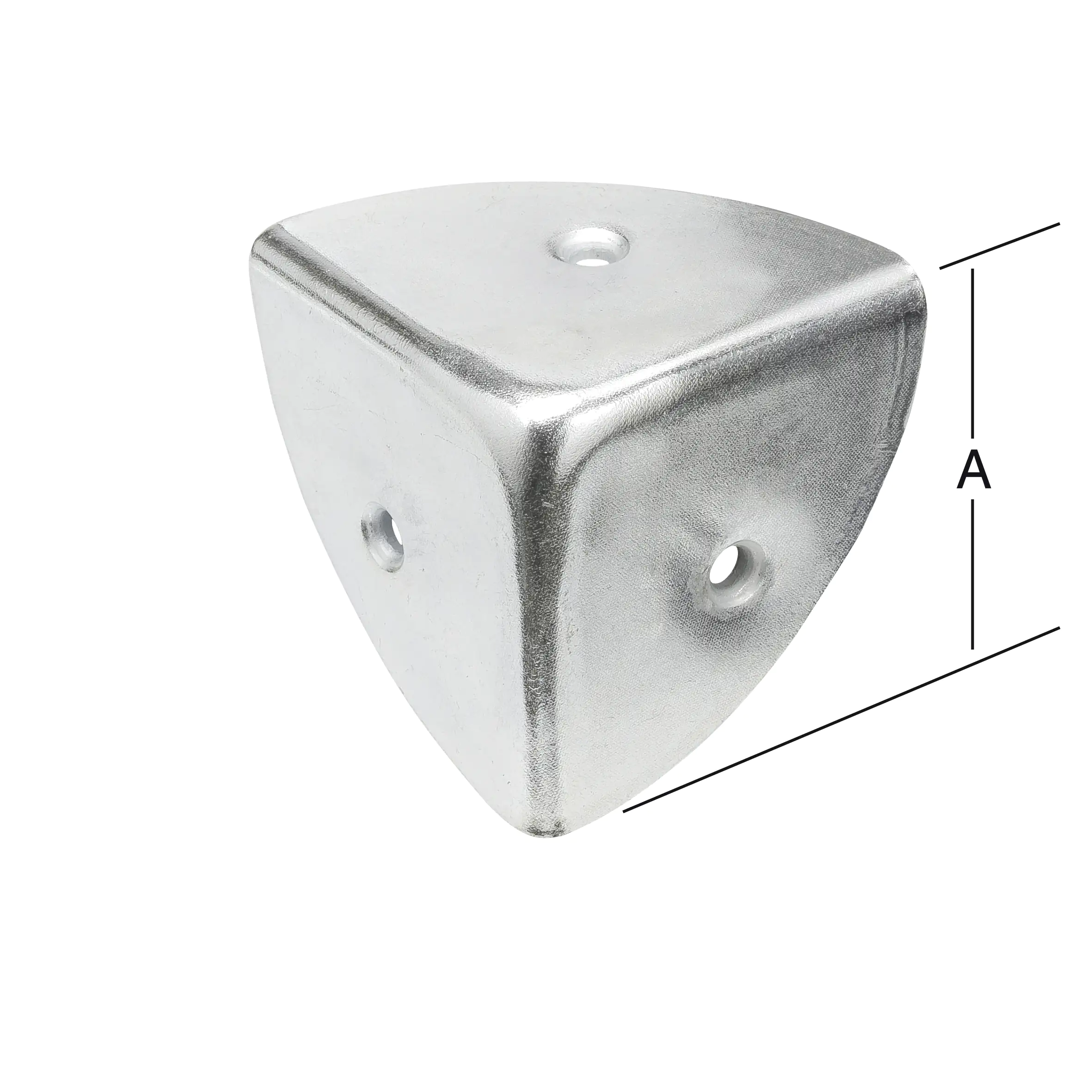 Vormann Kistenecken verzinkt 36 mm