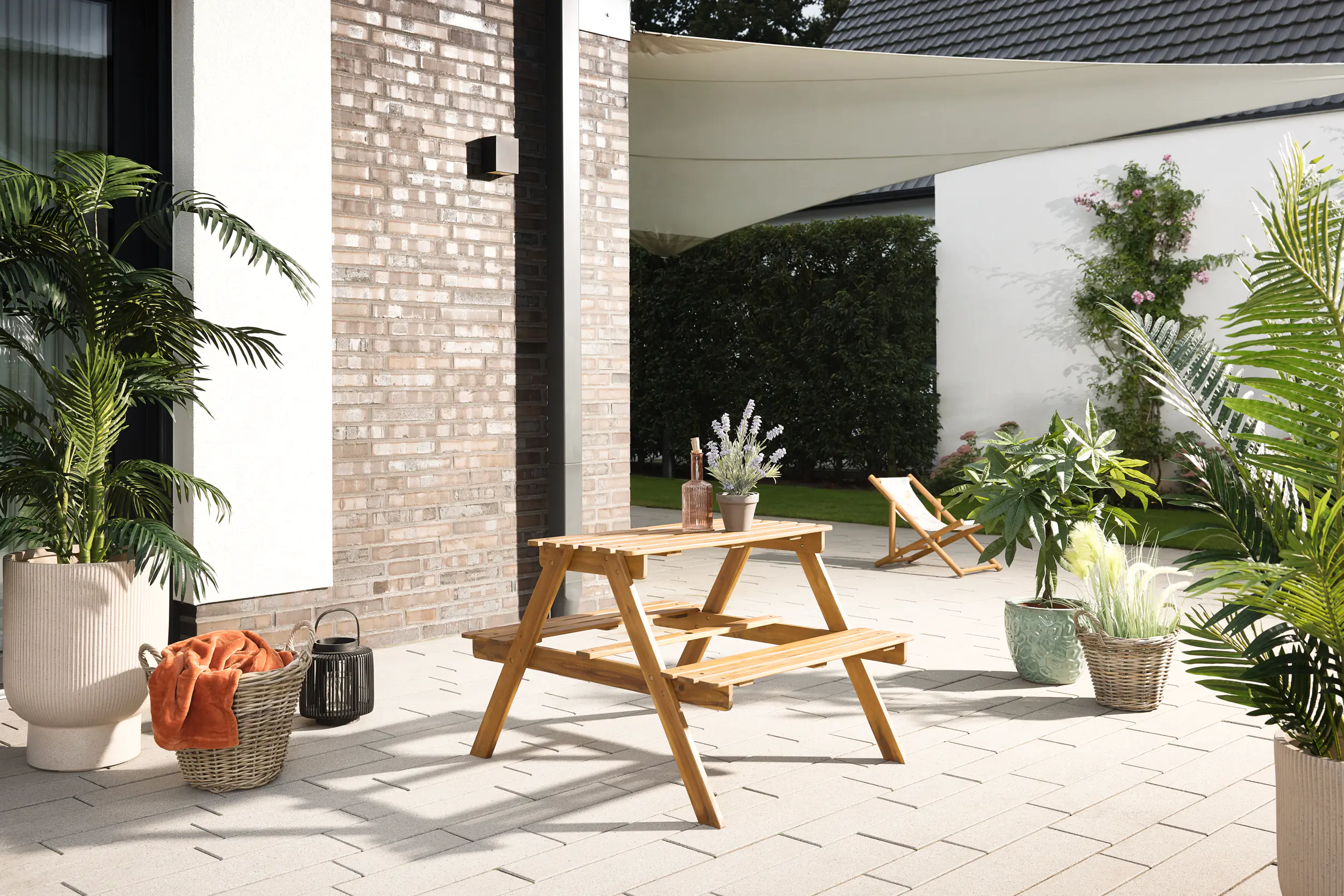 Kindersitzgruppe Mia mit Sonnenschirm holz Kindersitzgruppe Mia mit Sonnenschirm holz