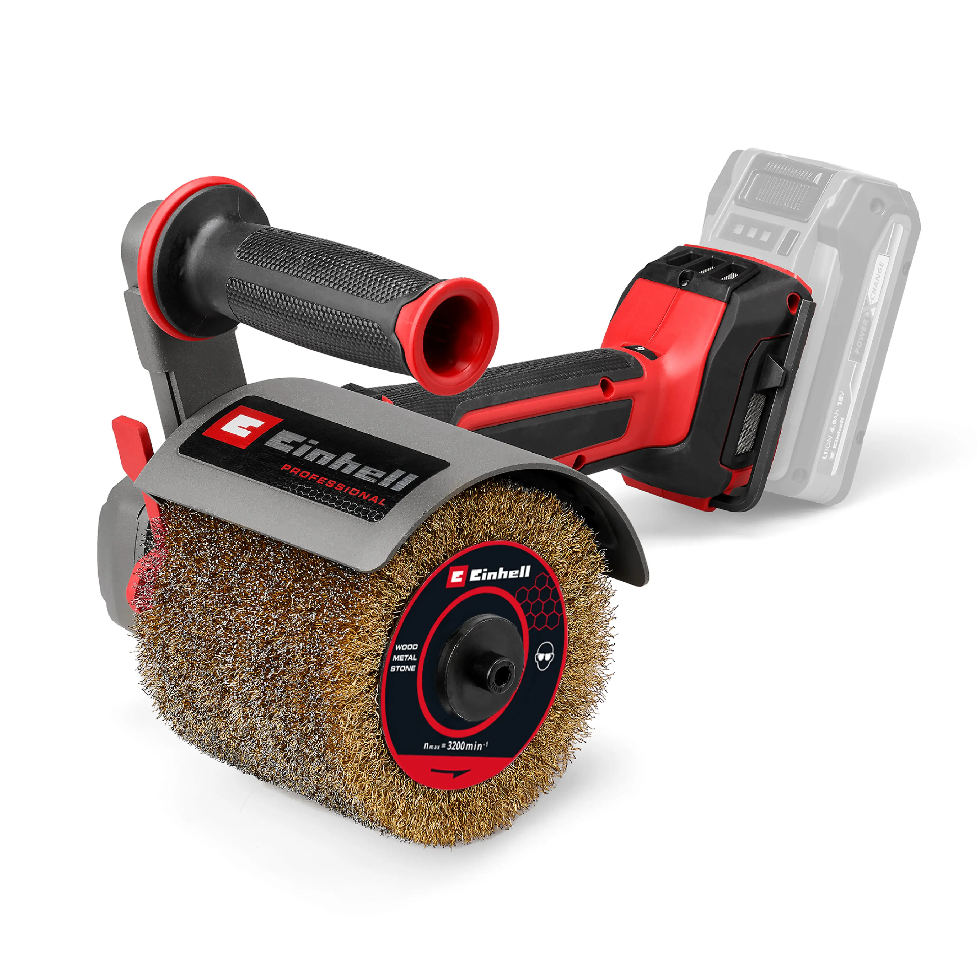Einhell Professional Akku-Bürstenschleifer TP-BR 18/32 Li BL Solo