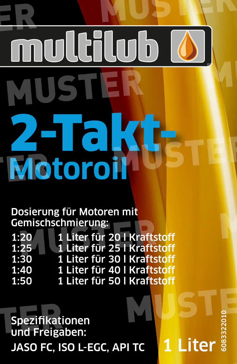 Multilub Motoröl 2-Takt 1L Multilub Motoröl 2-Takt 1L