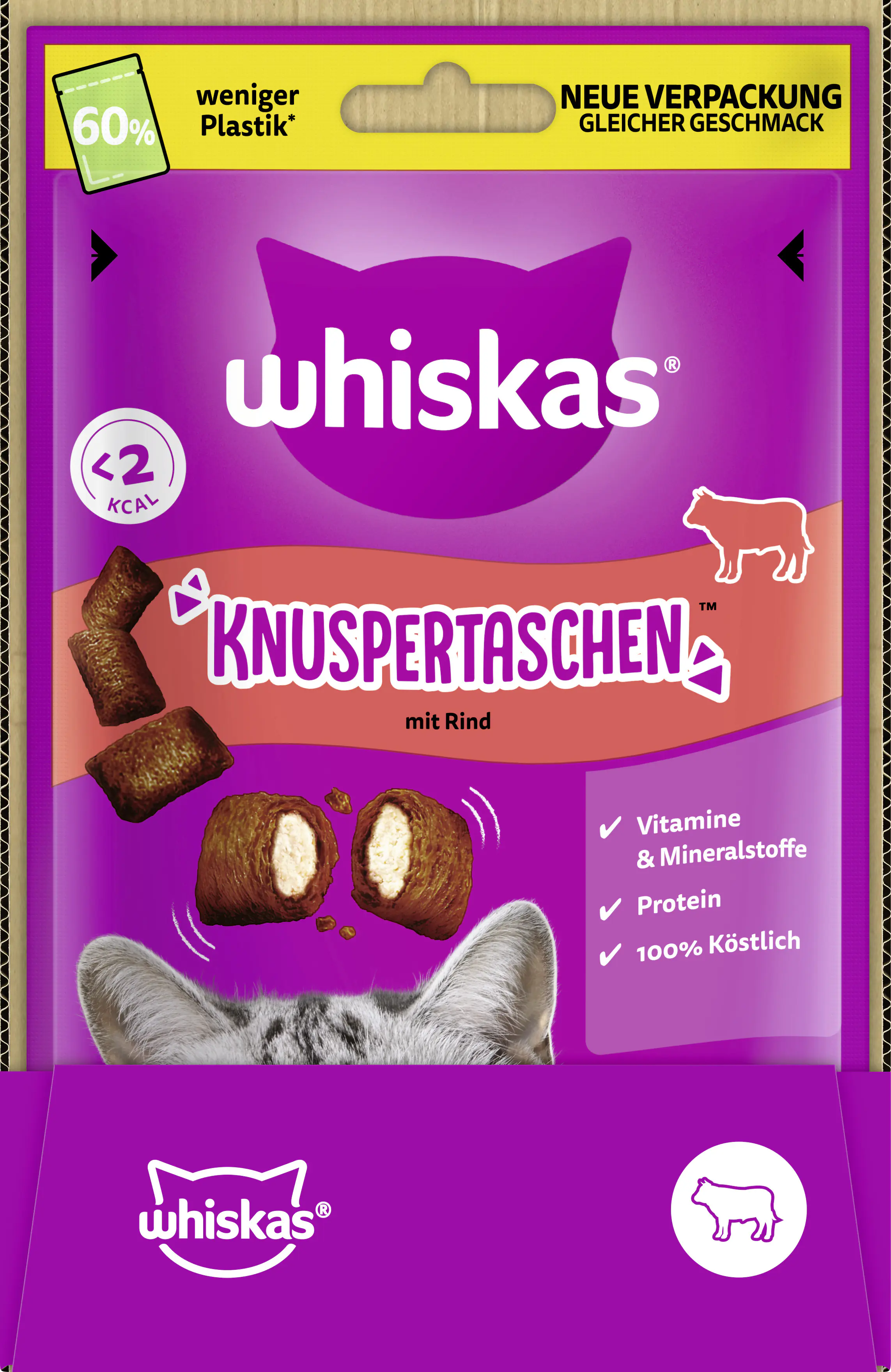 Whiskas Katzensnack 60 g Rind 