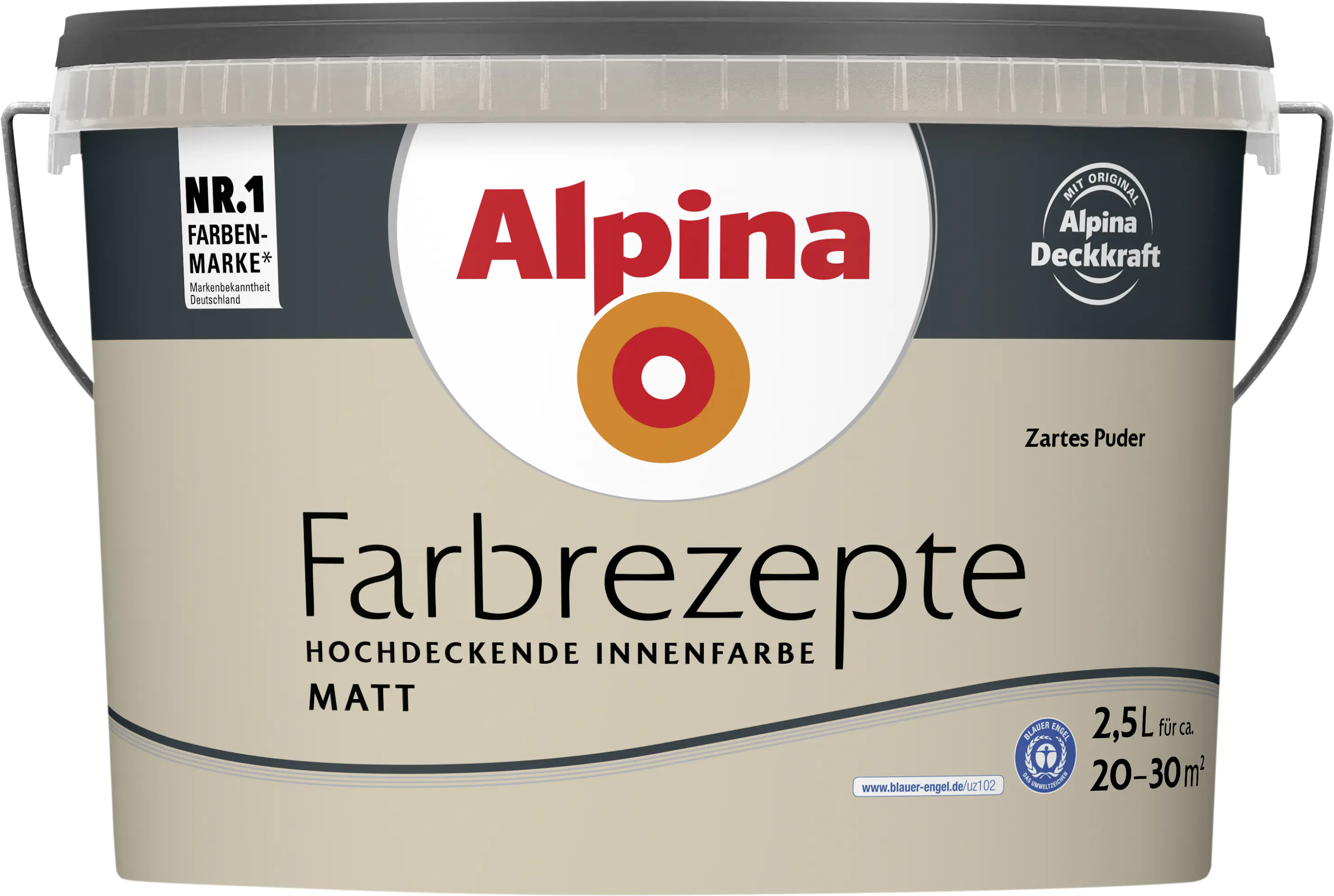 Alpina Farbrezepte Zartes Puder matt 2,5 L Alpina Farbrezepte Zartes Puder matt 2,5 L