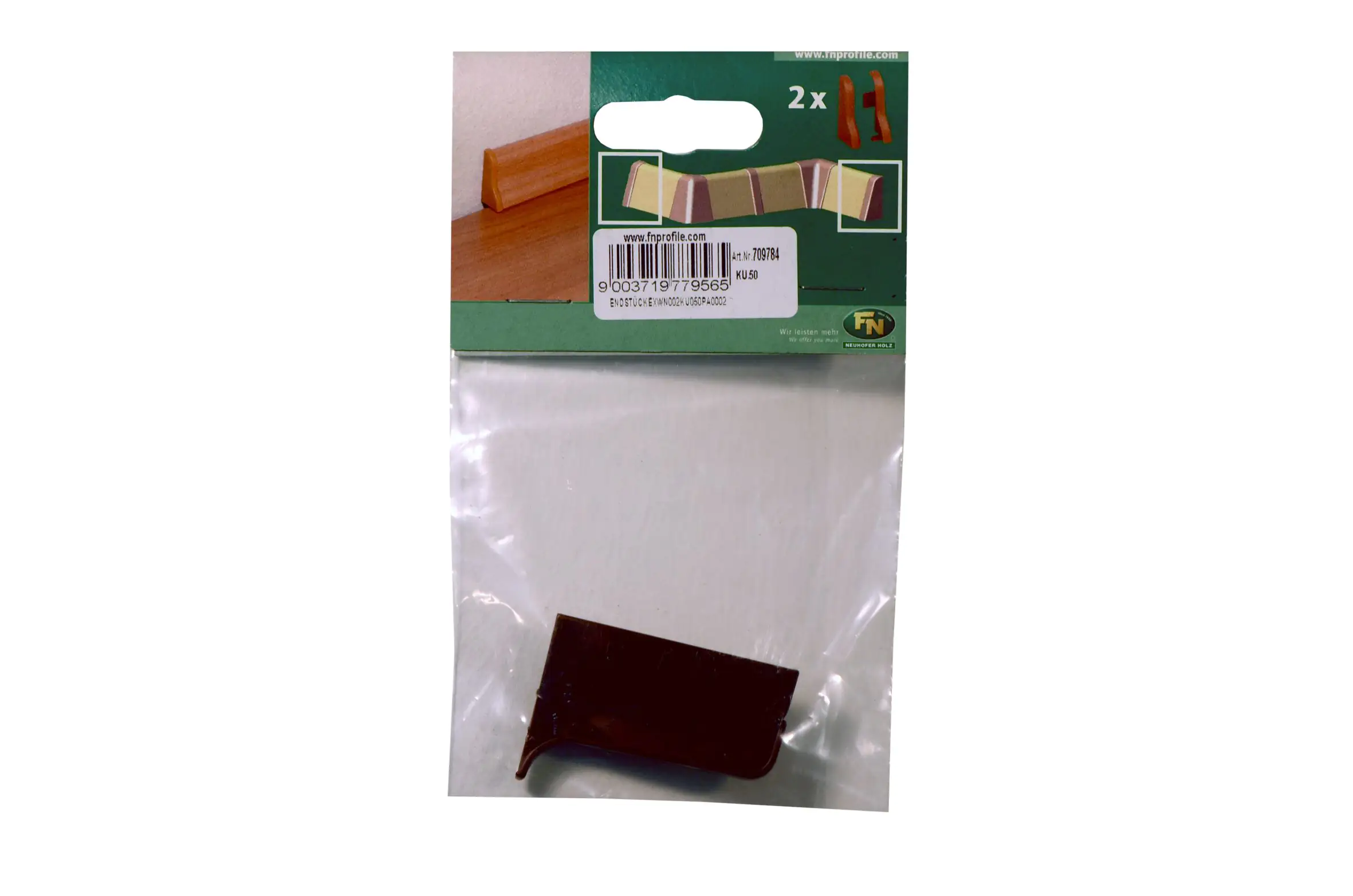 Endstück für Kunststoffleiste ku.050 wenge