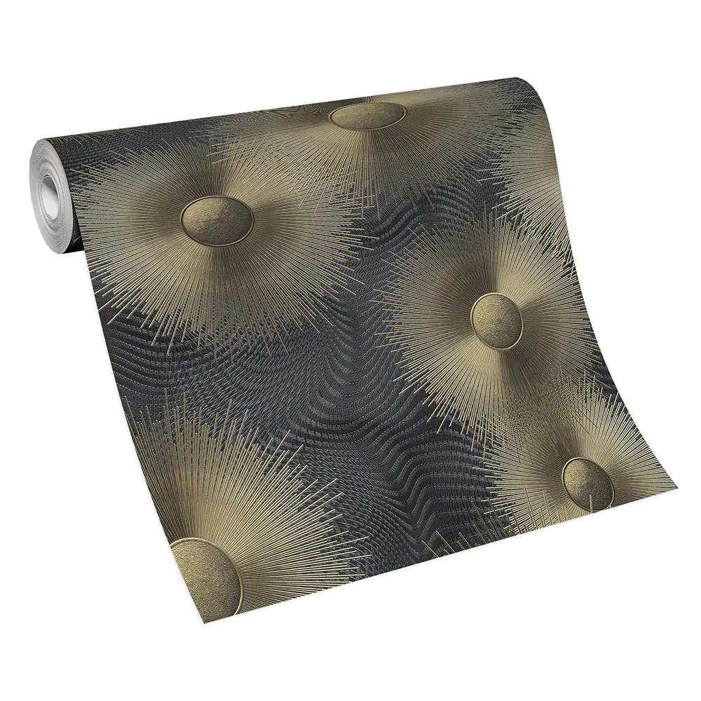 Erismann Vliestapete 10191-15 ELLE Decoration Grafik schwarz 10,05 x 0,53 m