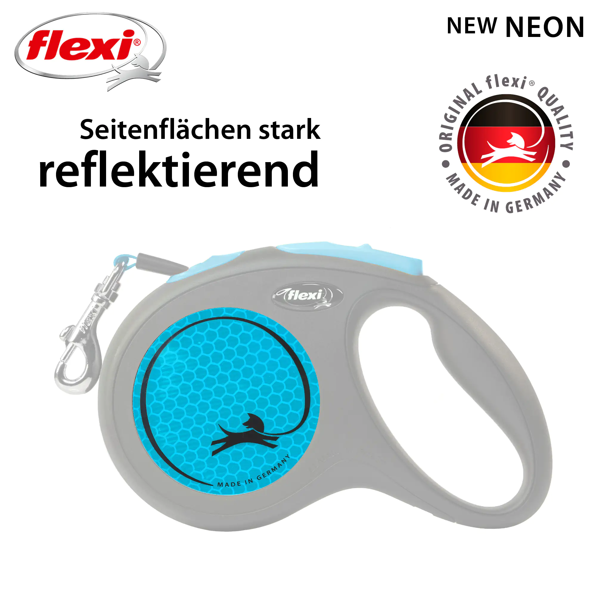 Nobby Flexi Hundeleine New Neon neon-blau 5 m Nobby Flexi Hundeleine New Neon neon-blau 5 m