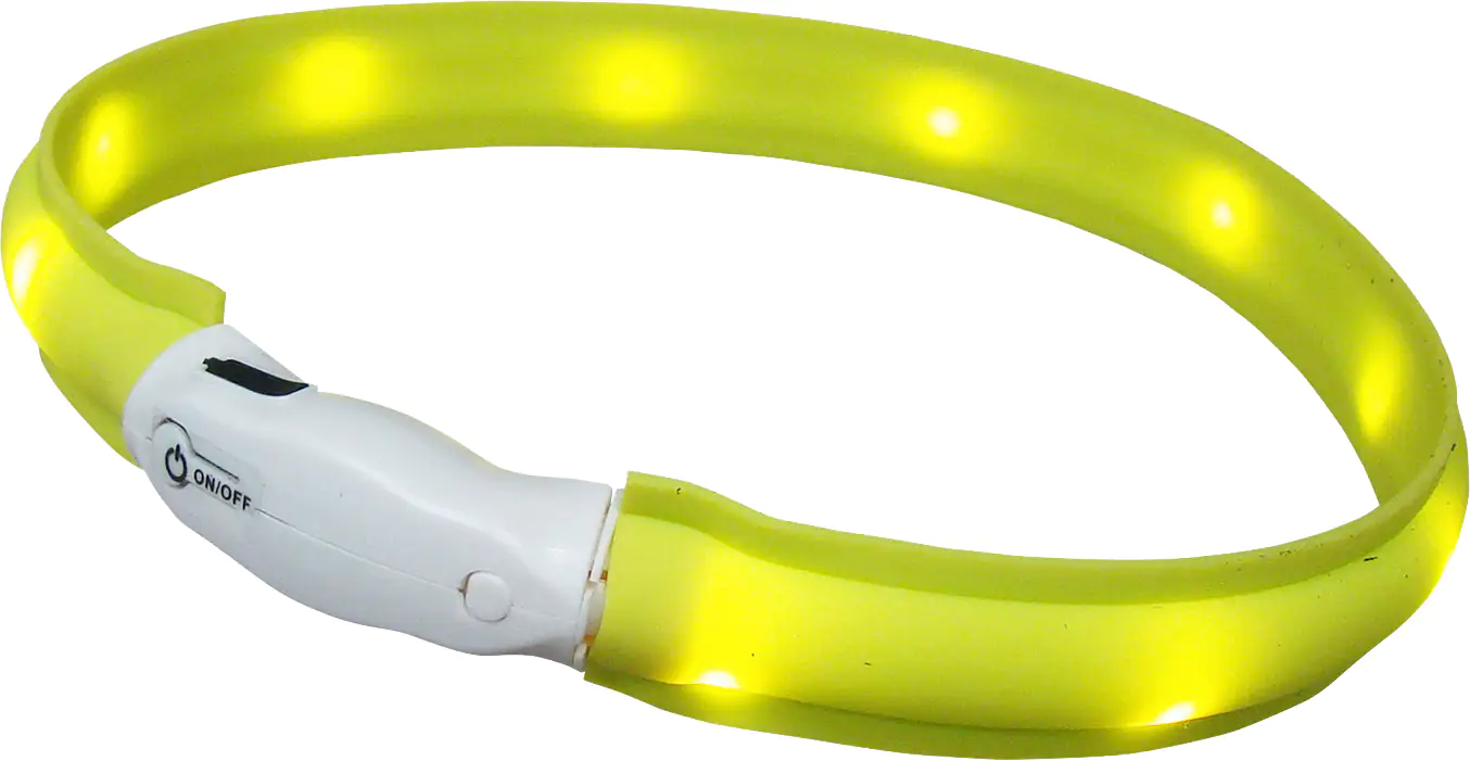 Nobby LED Leuchthalsband Visible breit gelb Nobby LED Leuchthalsband Visible breit gelb