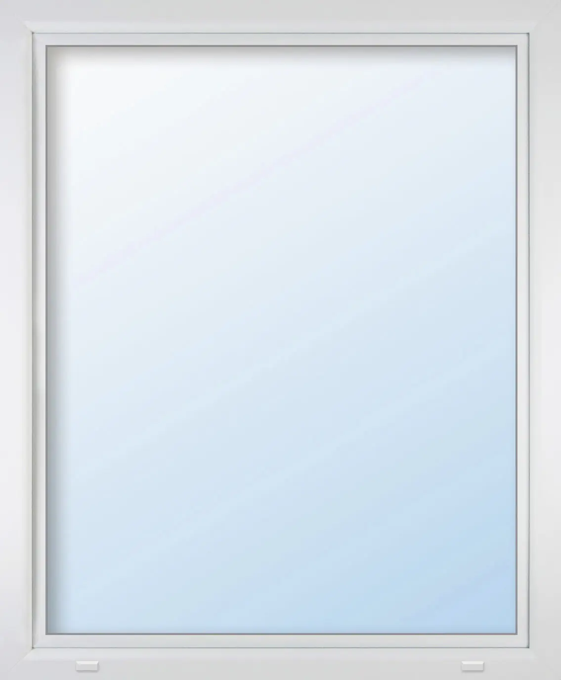 Meeth Kunststofffenster 100 x 120 cm 1-flg. Dreh-Kipp Links weiß RC 2 N