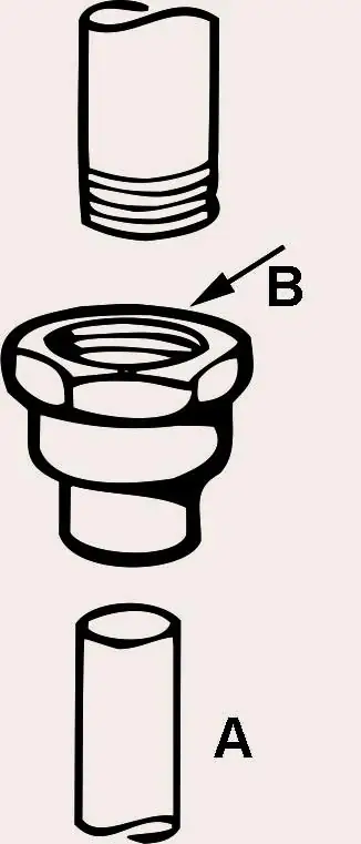 Cornat Übergangsmuffe Ø 15 mm / 3/8"