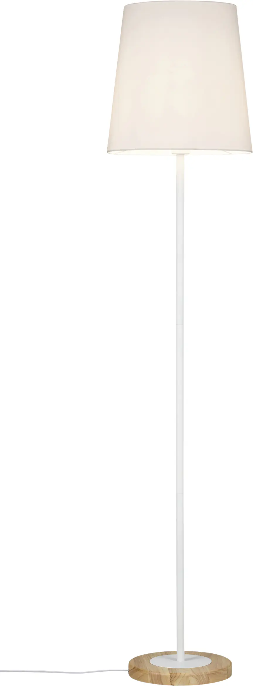 Paulmann Neordic Stehleuchte Stellan weiß 161,5 x 35 cm E27 20 W dimmbar