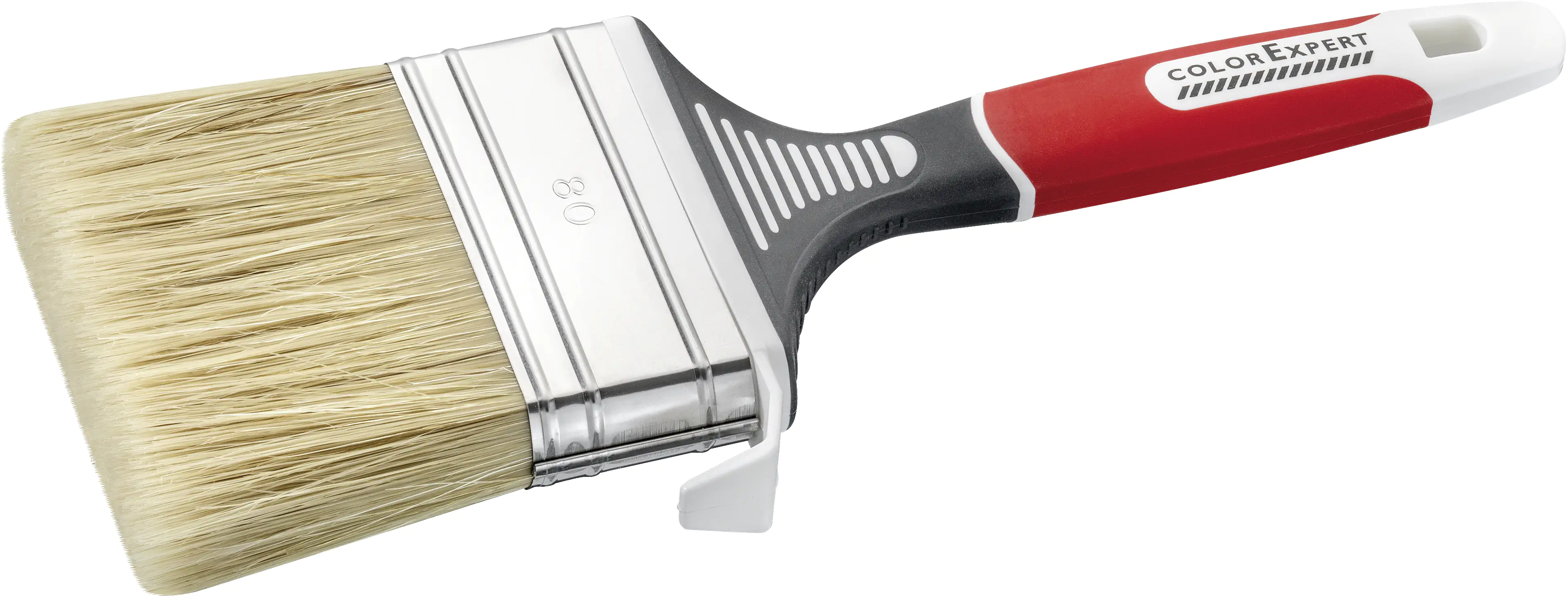 Color Expert Flachpinsel 80 mm helle Borsten 3K Stiel