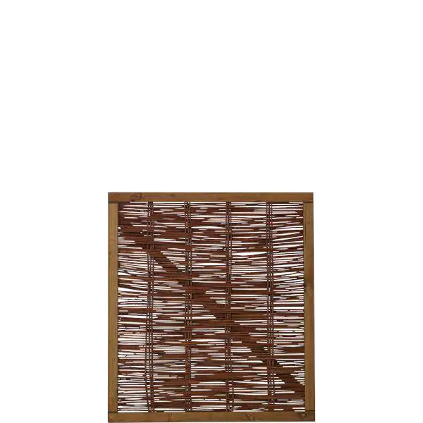 Plus Zauntor Weide mit Rahmen 90 x 100 cm