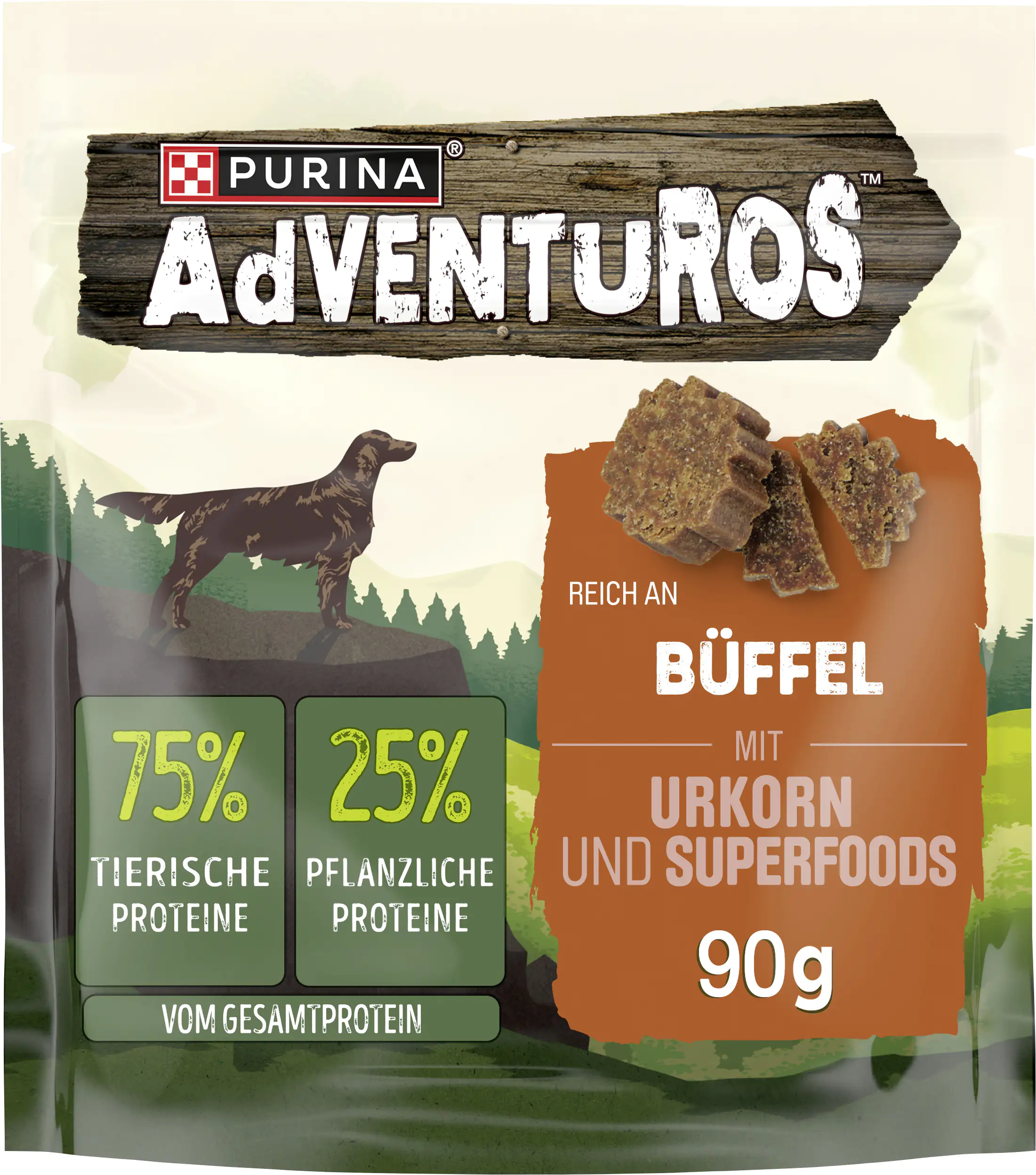 Adventuros reich an Büffel mit Urkorn und Superfoods 90 g Adventuros reich an Büffel mit Urkorn und Superfoods 90 g