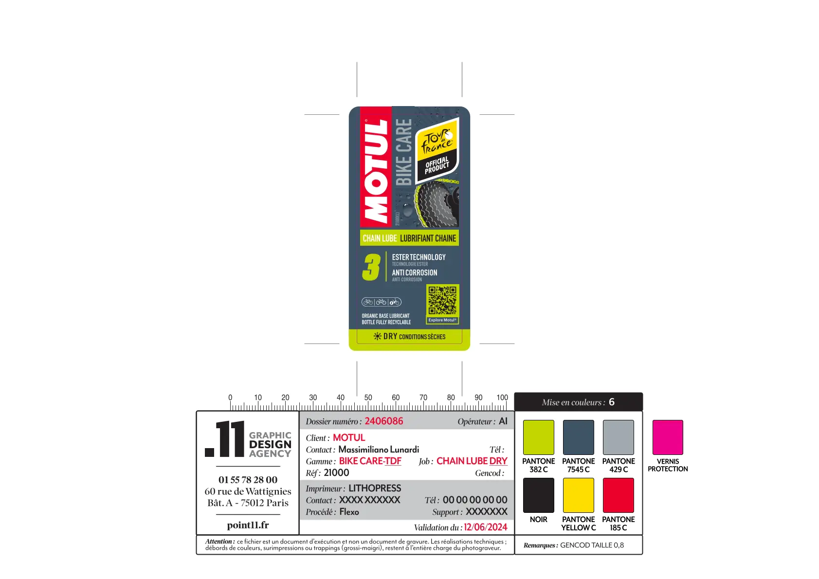 MOTUL Chain Lube Dry Road Kettenöl 100 ml