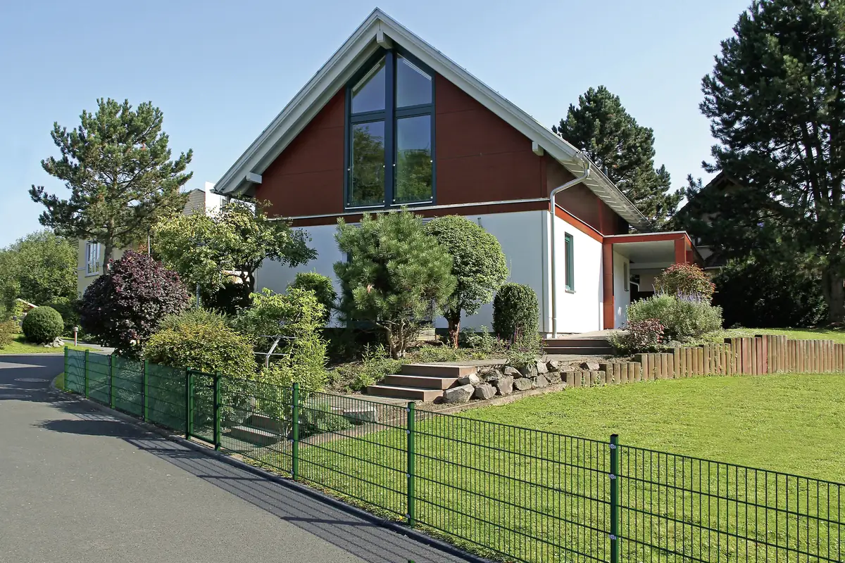 Alberts Doppelstab-Gittermatte 2 m 140 hoch cm, Typ 6/5/6 grün