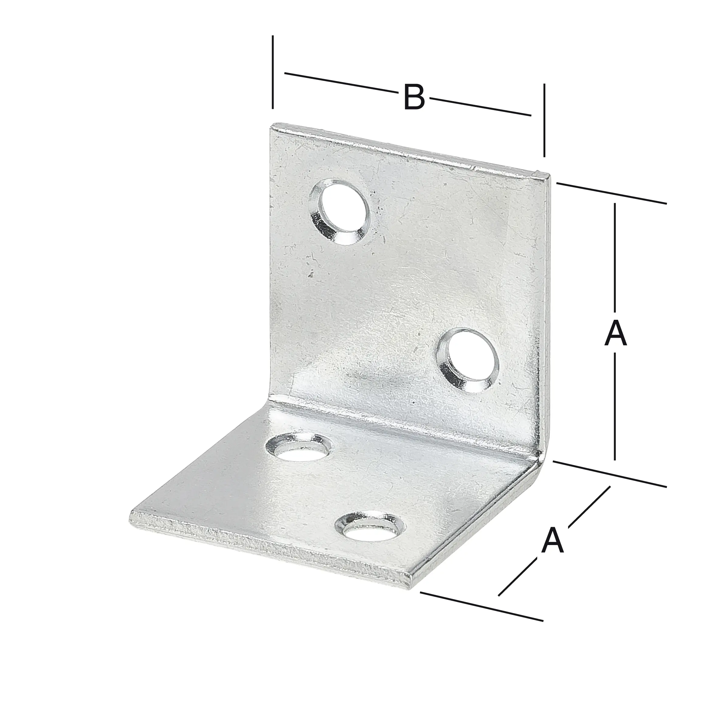 Vormann Breitwinkel verzinkt 40 x 40 mm