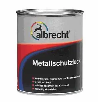 Albrecht Metallschutzlack 375 ml silbergrau