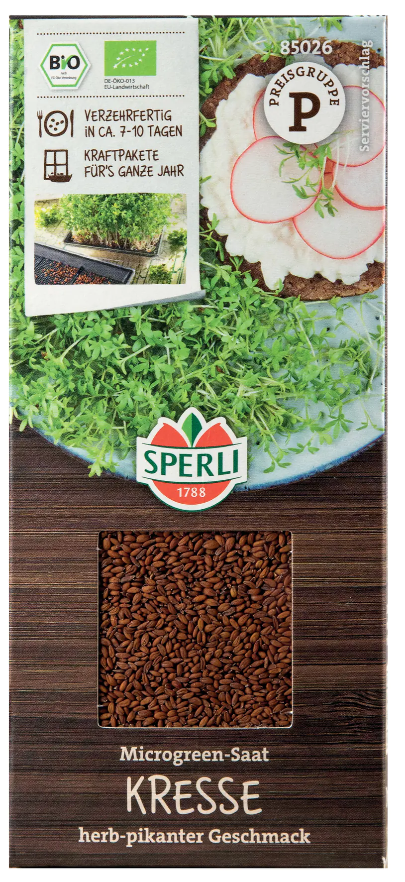 Sperli BIO Microgreen-Saat Kresse Sperli BIO Microgreen-Saat Kresse
