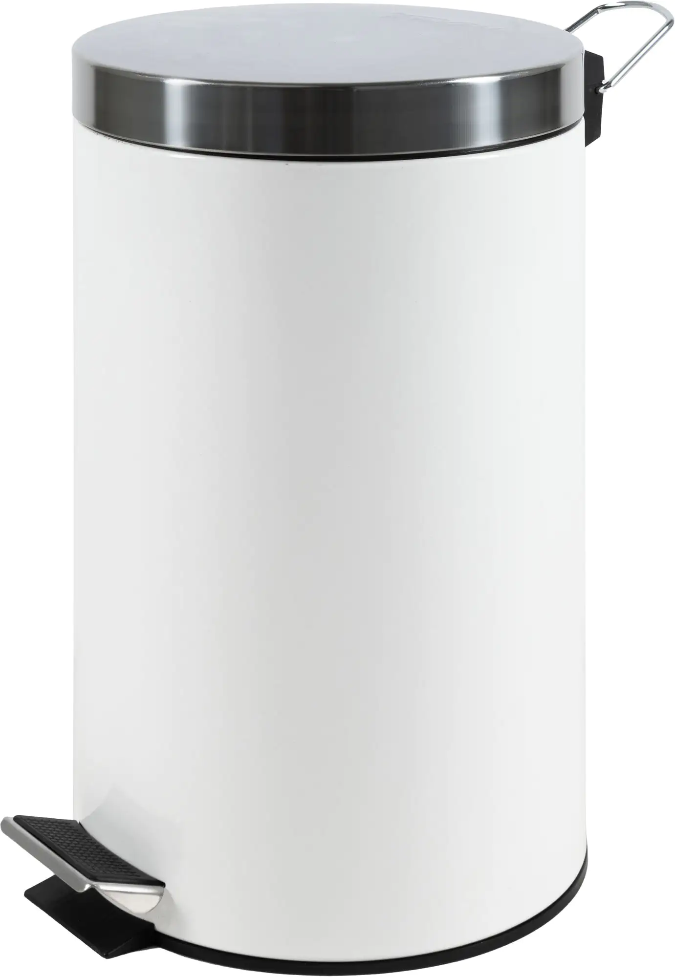 TrendLine Tretabfalleimer 12 L weiß