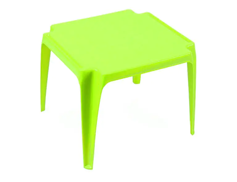 Progarden Kinder-Stapeltisch 50 x 50 cm, Höhe 44 cm, quadratisch, mintgrün