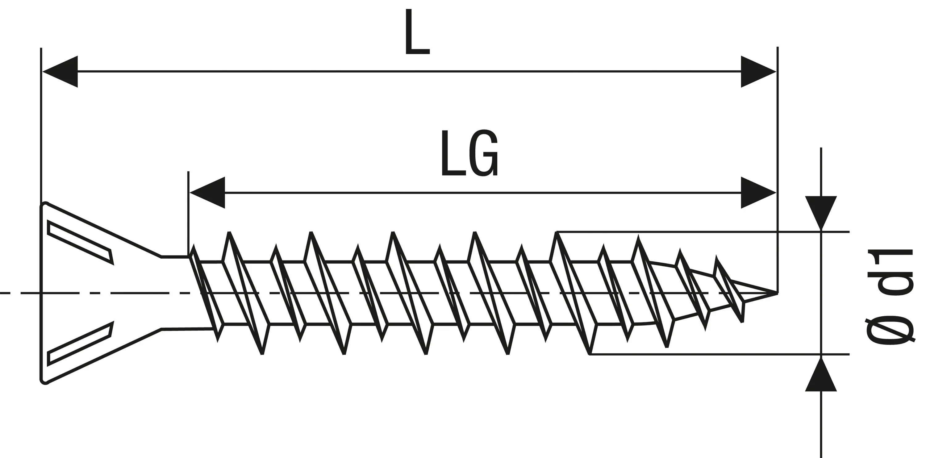 Spax Trockenbauschrauben 3.9 x 22 mm PH 2 - 1000 Stk.