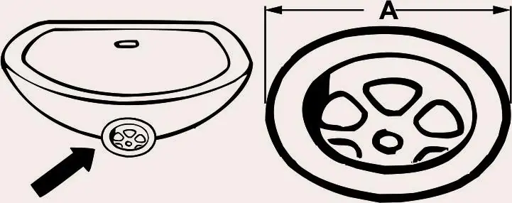 Cornat Ventilplatte 1 1/4" edelstahl passend für Ventilstopfen Ø 38,5 mm