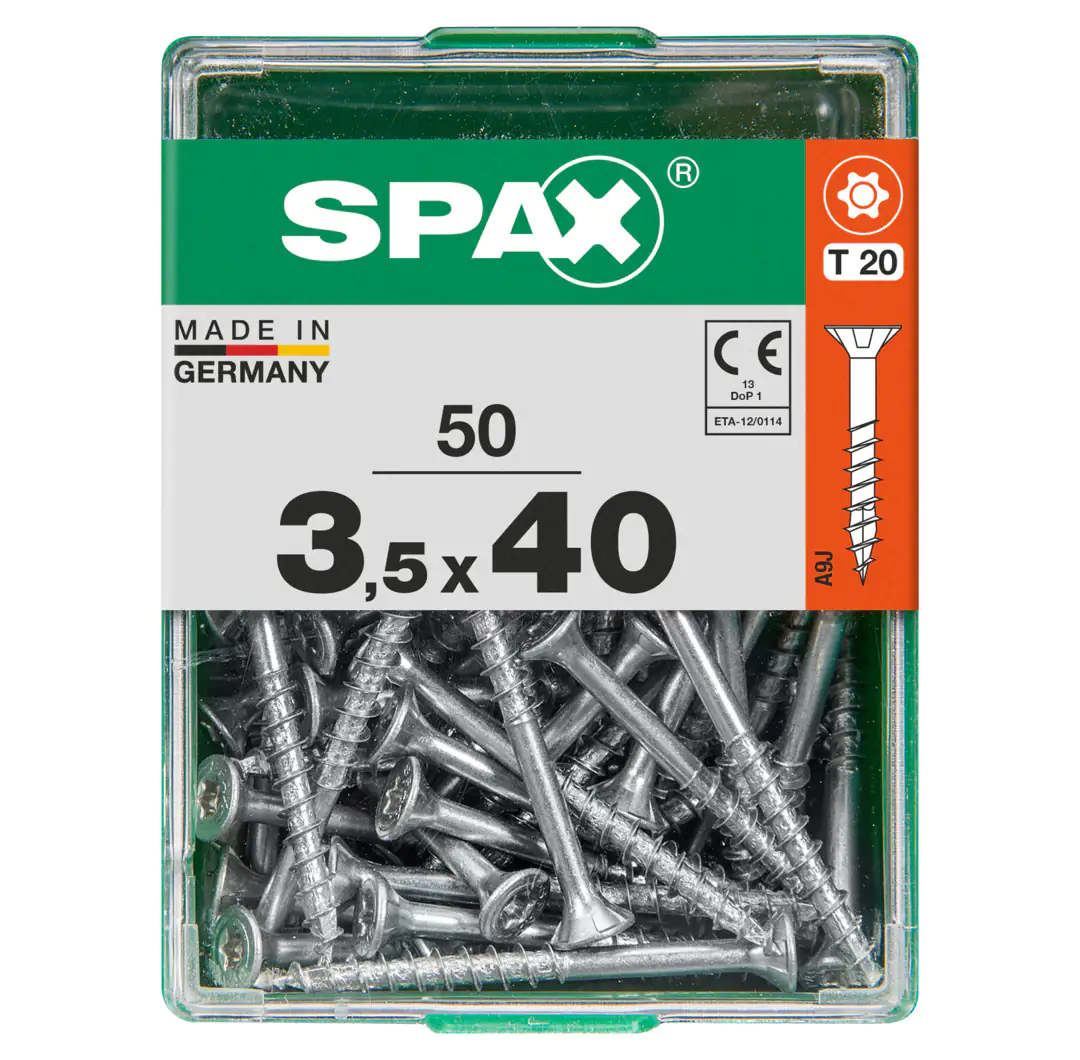 Spax Universalschrauben 3.5 x 40 mm TX 20 - 50 Stk.