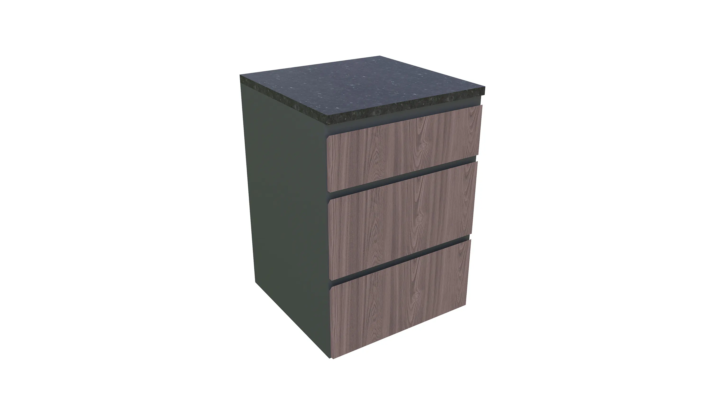 Bellano Living Element für Outdoorküchen inkl. 3 Schubladen walnuss granit Bellano Living Element für Outdoorküchen inkl. 3 Schubladen walnuss granit