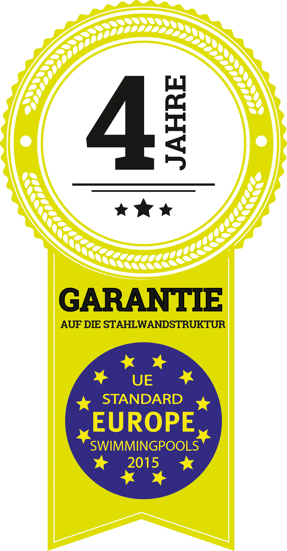 8412081272436_12 Gre Stahlwandpool Granada rund Ø 550 x 132 cm, graphit