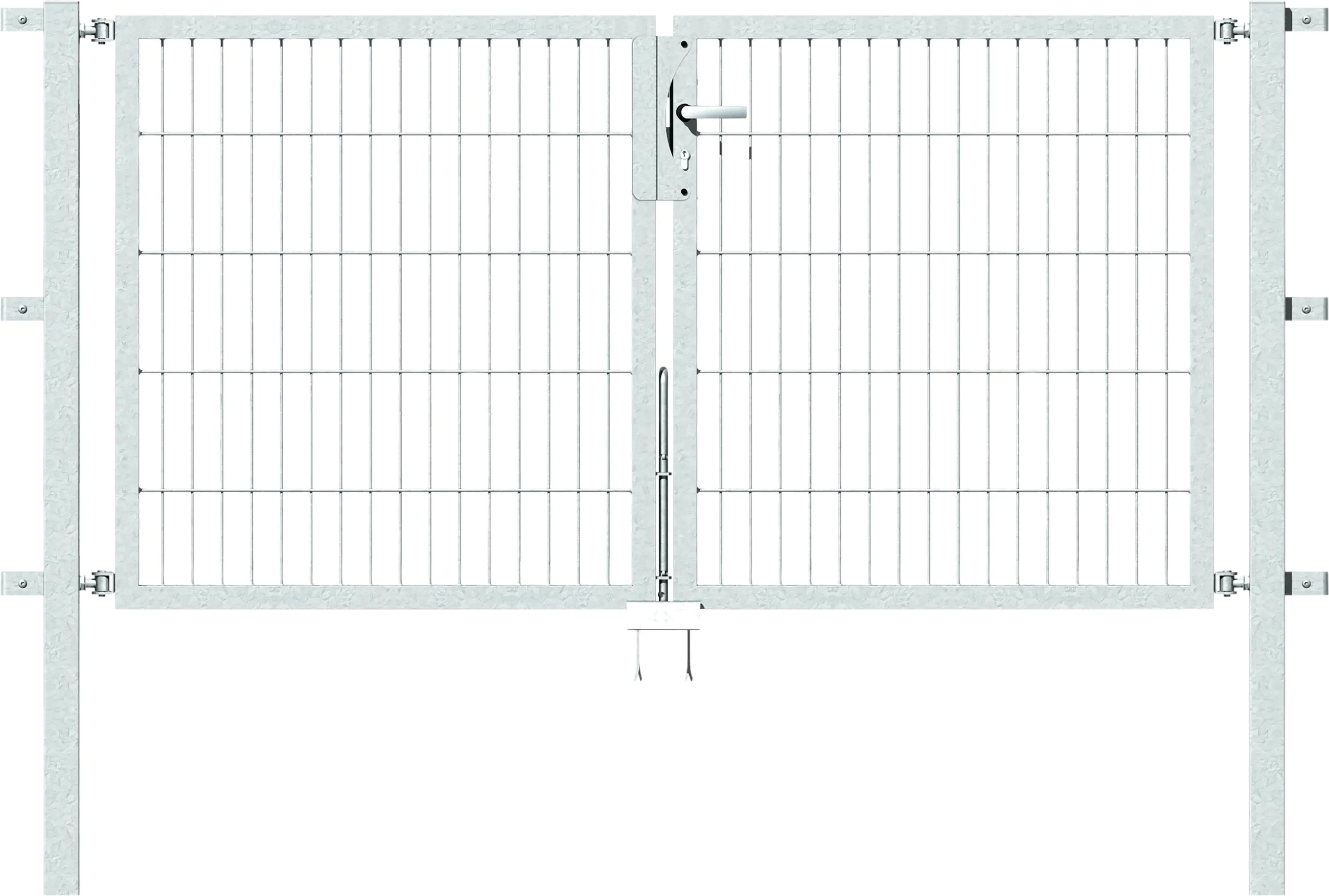Alberts Stabgitter Doppeltor Flexo 200 x 100 cm 6/5/6 feuerverzinkt zE