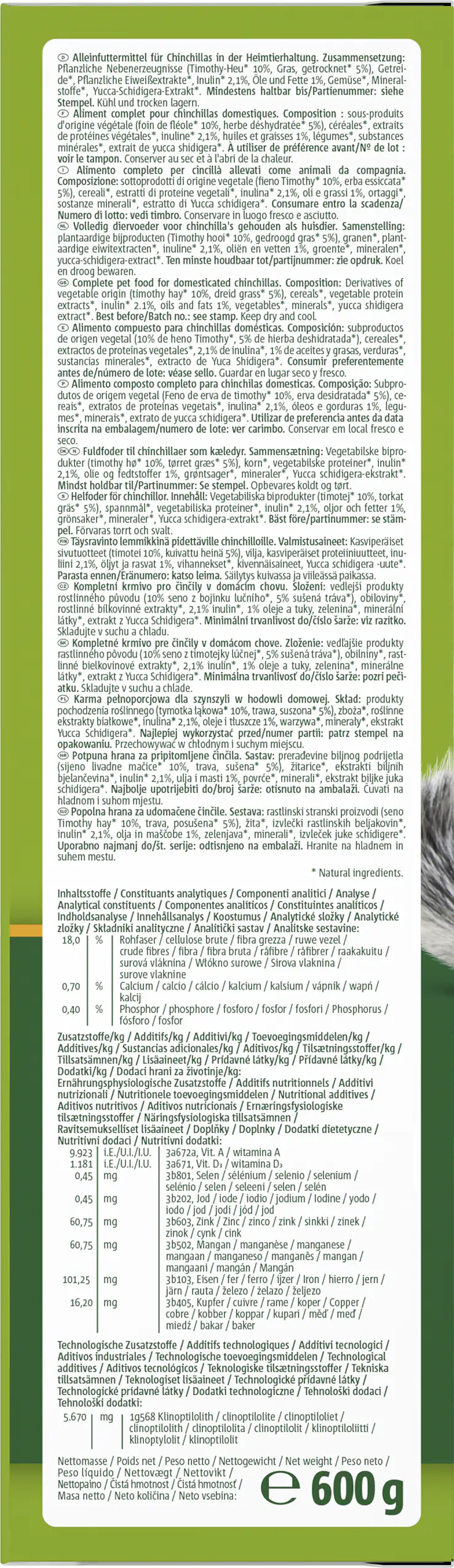 Vitakraft VITA® Special All Ages CH 600 g