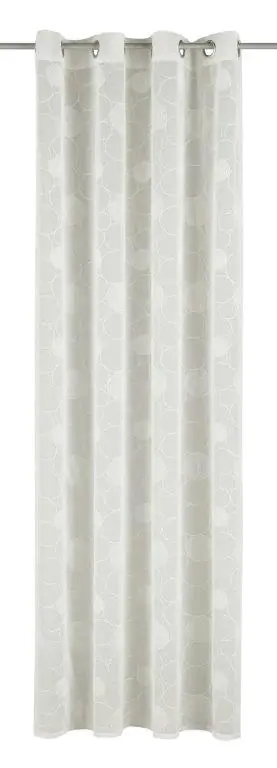 Sehlbach Ösenschal offwhite Kreise 140 x 245 cm   Sehlbach Ösenschal offwhite Kreise 140 x 245 cm