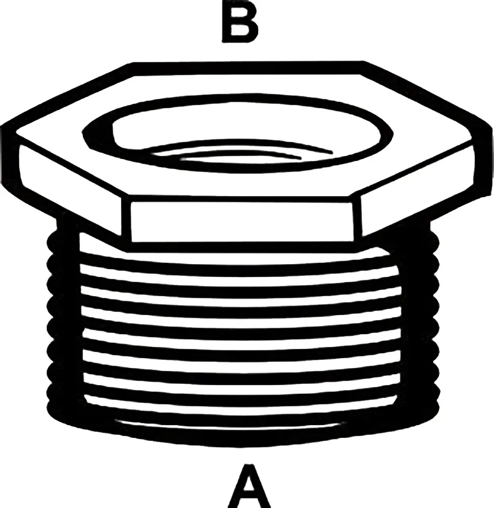 Cornat Reduzierstück messing verchromt 1/2" x 3/8" Innen- und Außengewinde